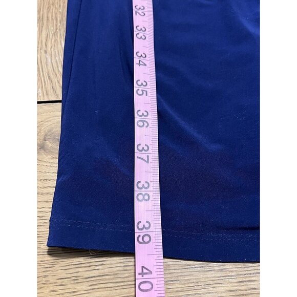 Lauren Ralph Lauren Long Sleeve Faux Wrap Round Neck Ruched Dress Size 6 Formal‎ - Picture 6 of 13